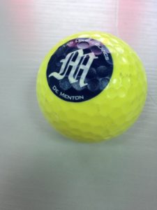 balle de golf - impression UV 1